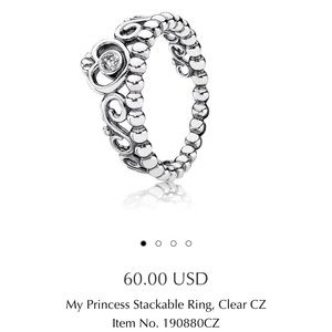 pandora princess ring